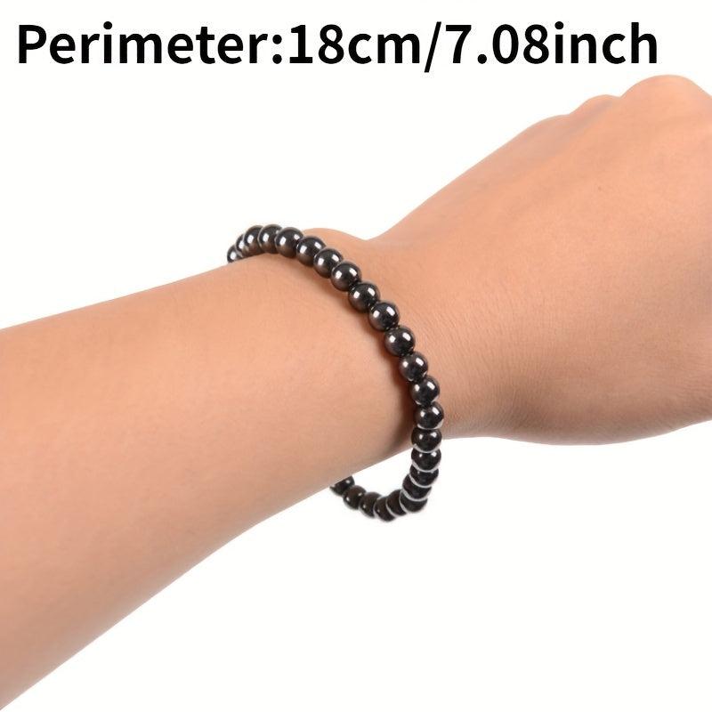 8mm Round Bead Magnetic Stone Buddha Bracelet Health Magnetic Therapy Gift