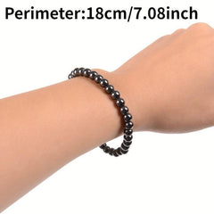 8mm Round Bead Magnetic Stone Buddha Bracelet Health Magnetic Therapy Gift