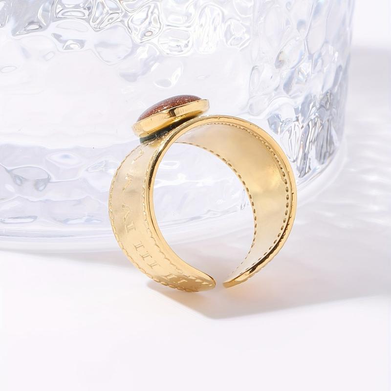 Stainless Steel Open Ring Stylistic W020