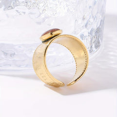 Stainless Steel Open Ring Stylistic W020