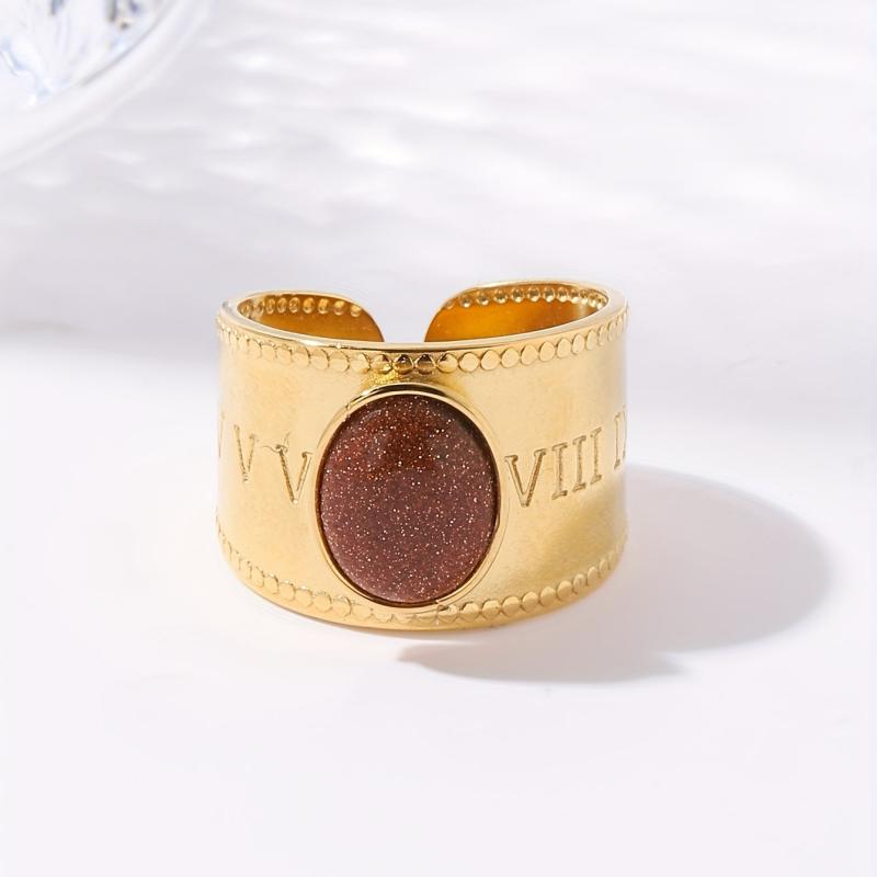 Stainless Steel Open Ring Stylistic W020