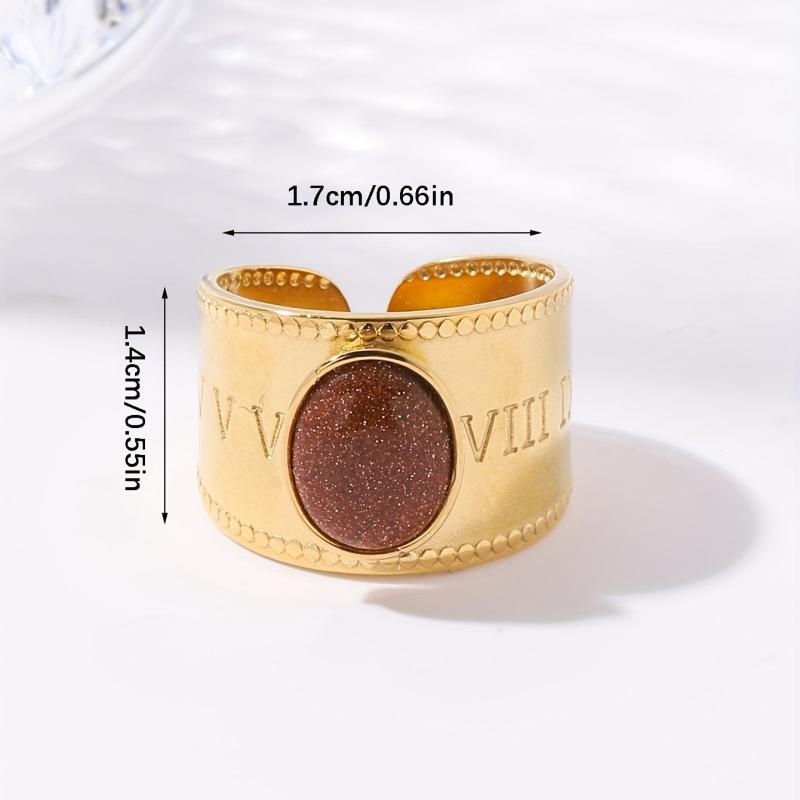 Stainless Steel Open Ring Stylistic W020