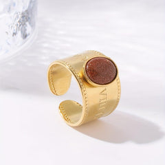Stainless Steel Open Ring Stylistic W020