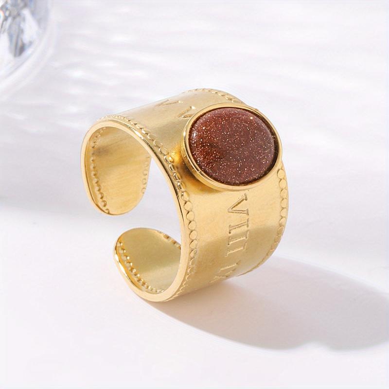 Stainless Steel Open Ring Stylistic W020