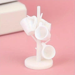 Mini Cup Set Water Cup Rack Dollhouse Accessories