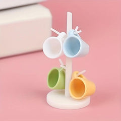 Mini Cup Set Water Cup Rack Dollhouse Accessories