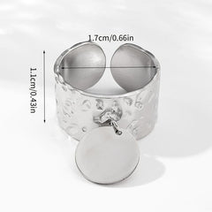 Stainless Steel Personalized Ring