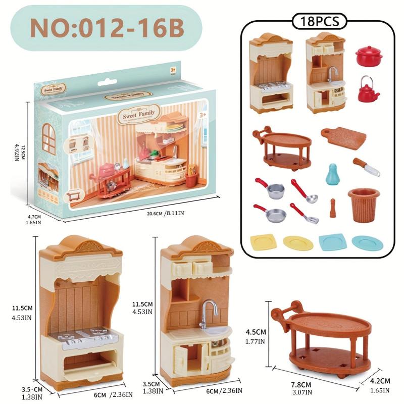 Plastic Kids Pretend Toy Set Vegetable & Fruit Pretend Play Toy