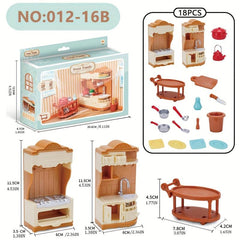 Plastic Kids Pretend Toy Set Vegetable & Fruit Pretend Play Toy