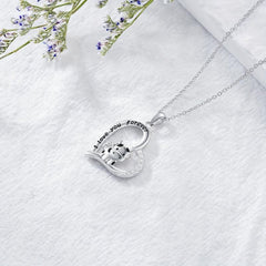 Heart Cow Pendant Necklace Animal Necklace For Women