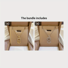 Stainless Steel Dream Catchers Necklace Tassel Pendant Choker Femme