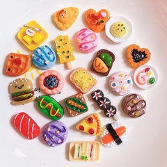 Food Simulation Mini Pizza & Hamburger DIY Sticker Set