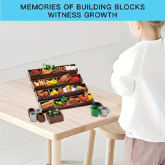 Food Building Blocks City Accessories - Classic DIY Bricks