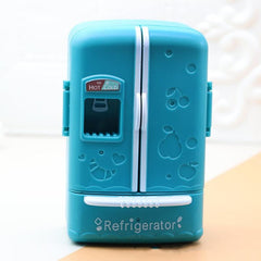 1PC Mini Double Open Door Refrigerator Doll House 1 12 Kitchen Model
