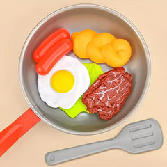Children's Cooking Set with Vegetables and Utensils