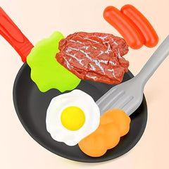 Children's Cooking Set with Vegetables and Utensils