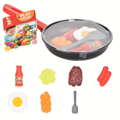 Children's Cooking Set with Vegetables and Utensils