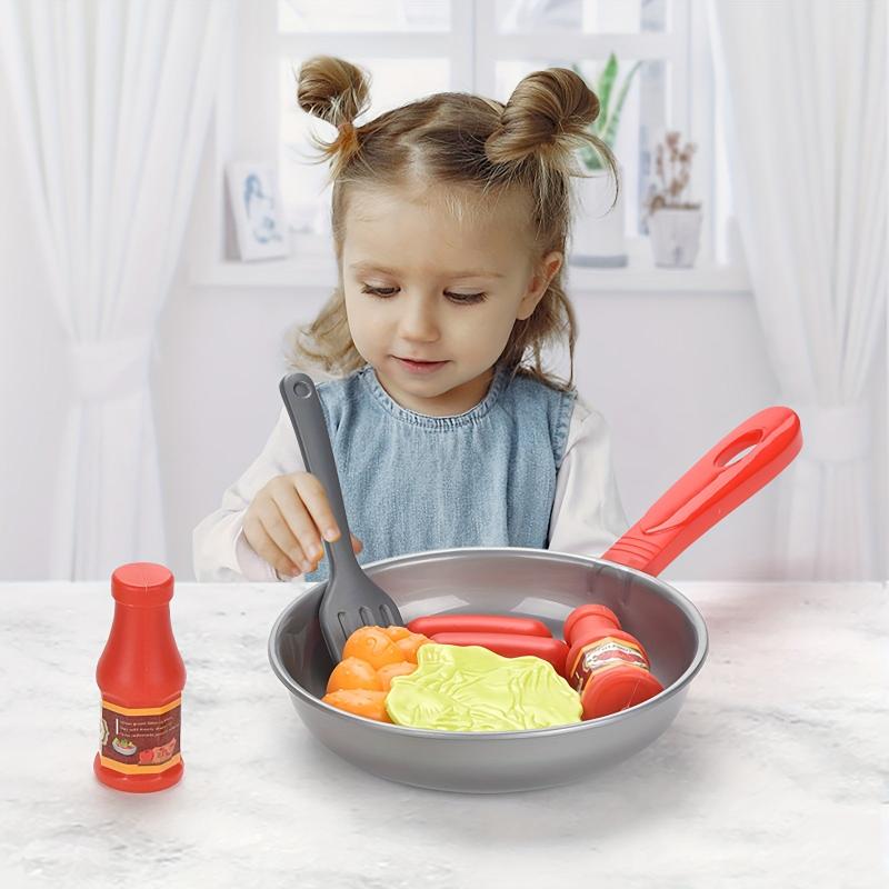 Children's Cooking Set with Vegetables and Utensils