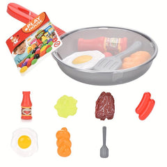 Children's Cooking Set with Vegetables and Utensils