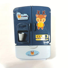 Mini Double Door Refrigerator Toys Simulation Pretend Play Kitchen Toys