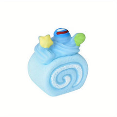 Cream Heart Roll Cake DIY Food Play Ornament Car Pendant