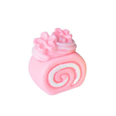 Cream Heart Roll Cake DIY Food Play Ornament Car Pendant