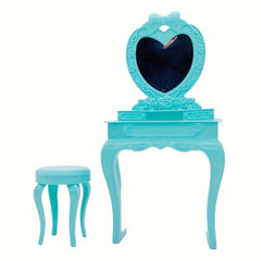 Princess Doll Toy Accessories Dressing Table Makeup Table Mirror