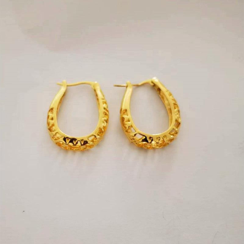 Heart Shaped Hoop Earrings for Women Girls
