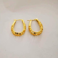 Heart Shaped Hoop Earrings for Women Girls