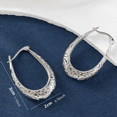 Heart Shaped Hoop Earrings for Women Girls