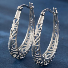 Heart Shaped Hoop Earrings for Women Girls