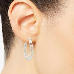 Heart Shaped Hoop Earrings for Women Girls