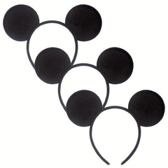 Plush Mouse Ears Headband for Boy & Girl Birthday Party