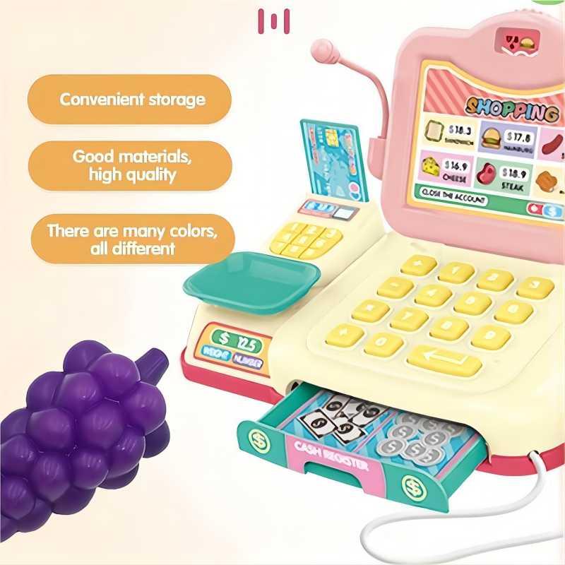 Kids Cash Register Toy with Scanner