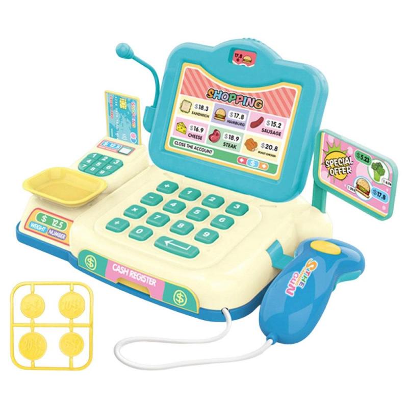 Kids Cash Register Toy with Scanner