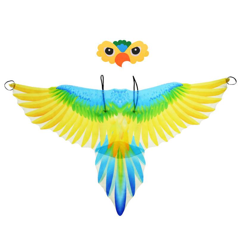Children's Bird Wings Headdress Set Macaw Back Decoration