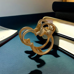 Hollow Non slip Hair Clip For Mouse Ear Theme Party