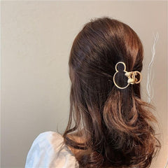 Hollow Non slip Hair Clip For Mouse Ear Theme Party