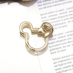 Hollow Non slip Hair Clip For Mouse Ear Theme Party