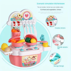 House Simulation Kitchen Toy Cooking Package