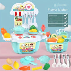 House Simulation Kitchen Toy Cooking Package