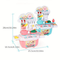 House Simulation Kitchen Toy Cooking Package