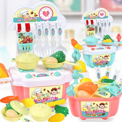 House Simulation Kitchen Toy Cooking Package