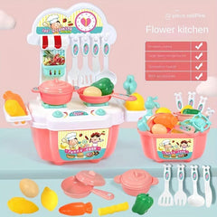 House Simulation Kitchen Toy Cooking Package
