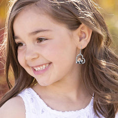 Panda & Kitten Love Heart Earrings For Women Girls - Birthday Christmas