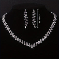 Bridal Set Water Drop Necklace Earrings
