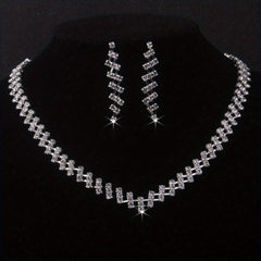 Bridal Set Water Drop Necklace Earrings