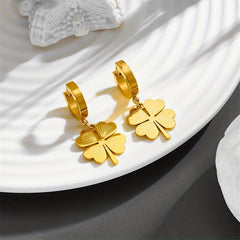 Temperament Flower Earrings Necklace Wedding Dinner Accessories