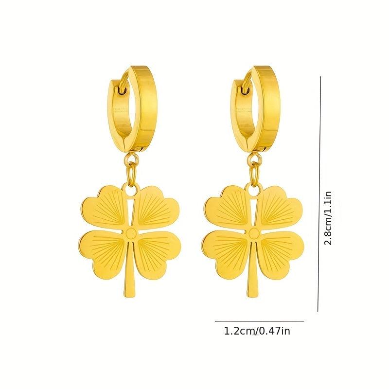Temperament Flower Earrings Necklace Wedding Dinner Accessories