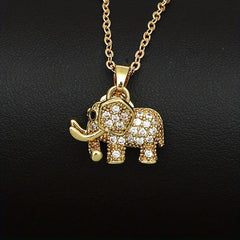 Elephant Pendant Necklace Ideal for Girls' Parties